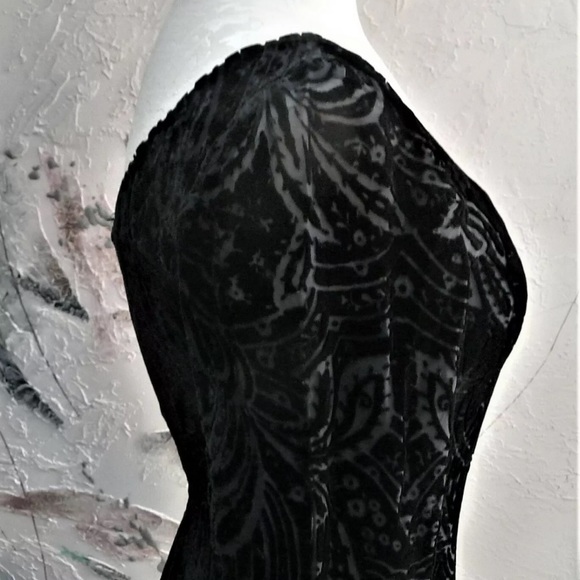 Oscar DeLaRenta black velvet dress NWT 💯Authentic - Picture 7 of 7